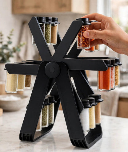 18 Jar Rotating Spice Rack