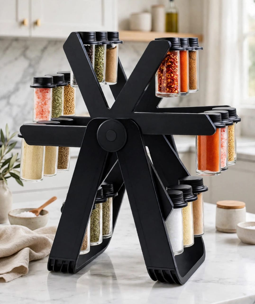 18 Jar Rotating Spice Rack
