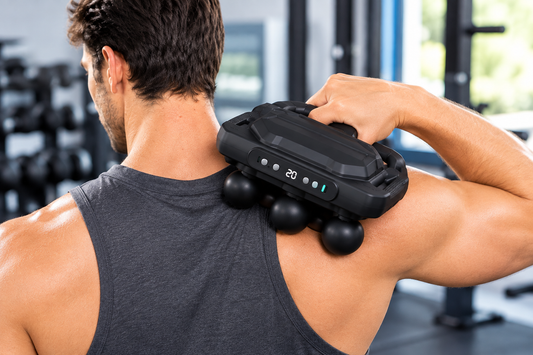 Six-Head Fascial Massage Gun – Deep Tissue Muscle Massager