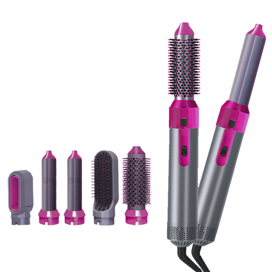 5-in-1 Hot Air Brush – Hair Dryer & Multi-Styling Brush