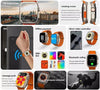 Ultra Smartwatch – Bluetooth Calling, Sports Tracking &amp; Large HD Display