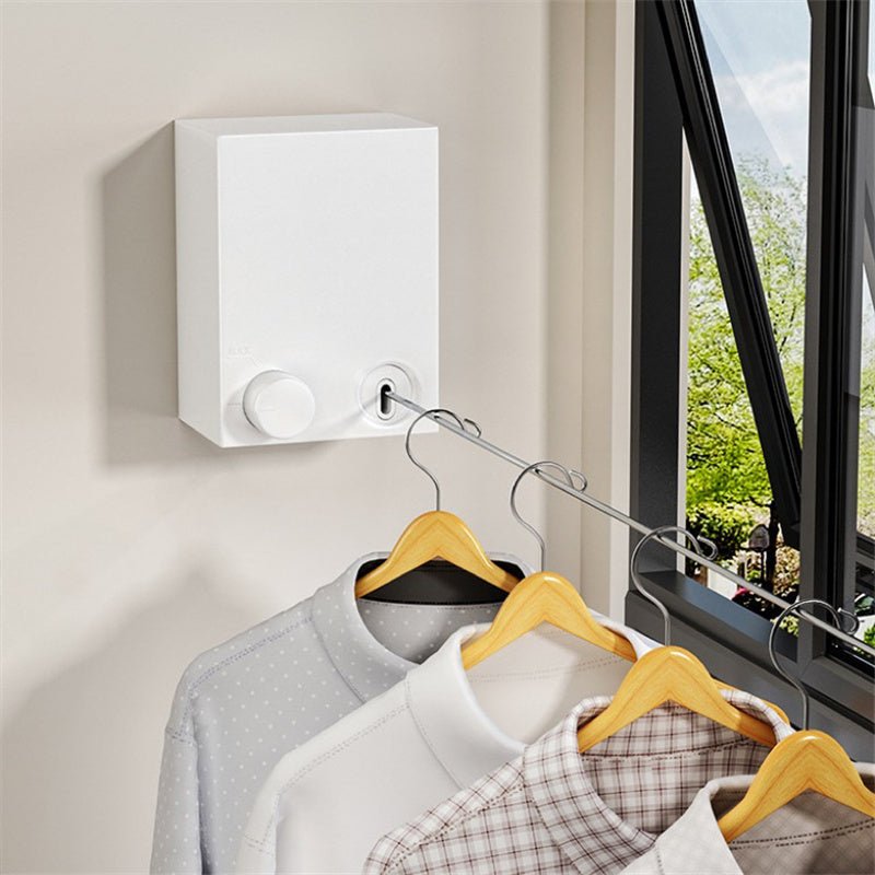 4.2M Retractable Clothesline | Wall-Mounted Drying Rope – SOUKLY UAE