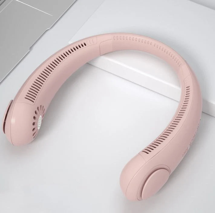 Bladeless Neck Fan | Rechargeable Wearable Fan UAE – SOUKLY
