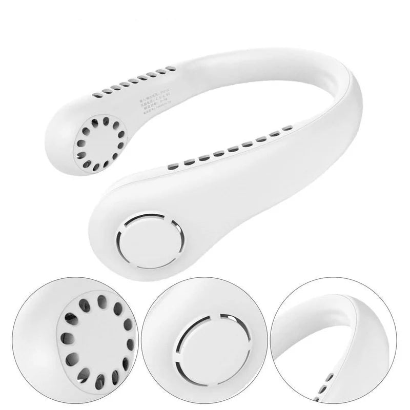 Bladeless Neck Fan | Rechargeable Wearable Fan UAE – SOUKLY