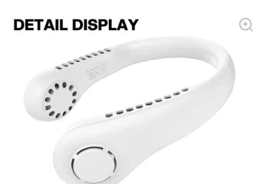 Bladeless Neck Fan | Rechargeable Wearable Fan UAE – SOUKLY