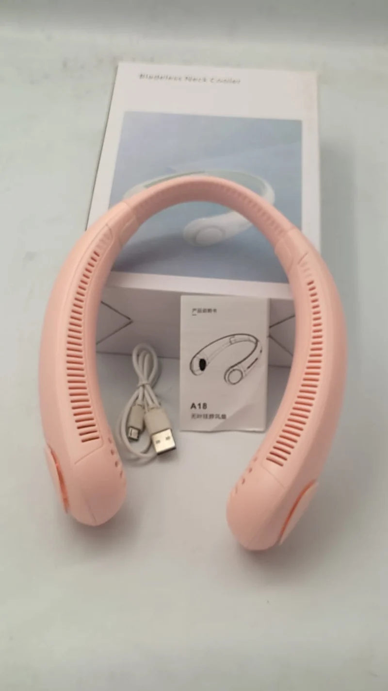 Bladeless Neck Fan | Rechargeable Wearable Fan UAE – SOUKLY